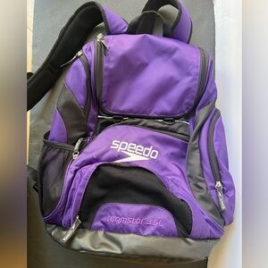 Speedo Purple Teamster 35L Swim Backpack